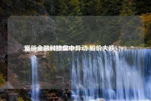 富册金融科技盘中异动 股价大跌5.70%