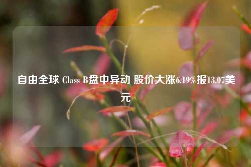 自由全球 Class B盘中异动 股价大涨6.19%报13.07美元