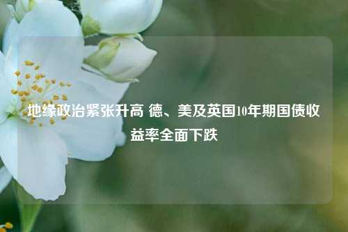 地缘政治紧张升高 德、美及英国10年期国债收益率全面下跌