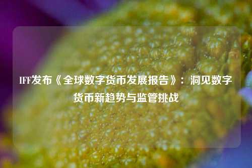 IFF发布《全球数字货币发展报告》：洞见数字货币新趋势与监管挑战