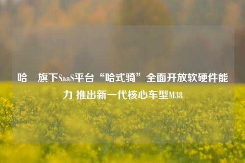 哈啰旗下SaaS平台“哈式骑”全面开放软硬件能力 推出新一代核心车型M38